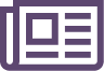 A purple and black logo with an image of a square.